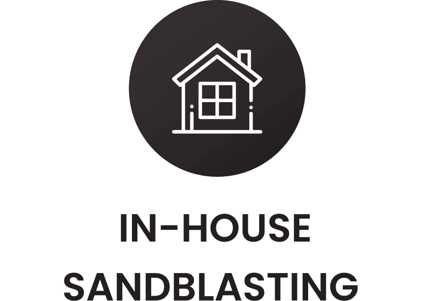 In-House Sandblasting